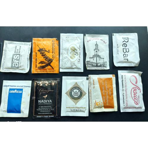 ZN Пакетики з цукром / сахаром 10 шт., без повторів _3