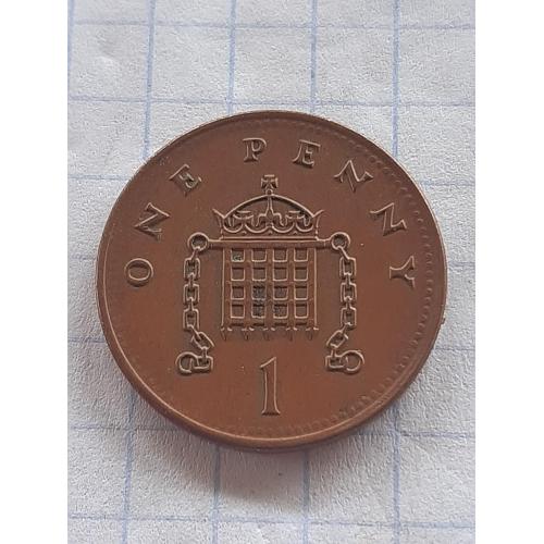 1 пенни Великобритания 1993г.