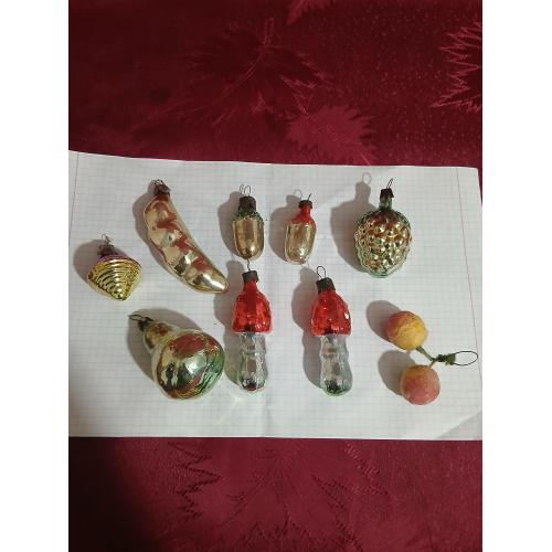 Елочные игрушки СССР.