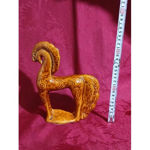 Статуэтка Конь. Майолика. ЛКСФ.