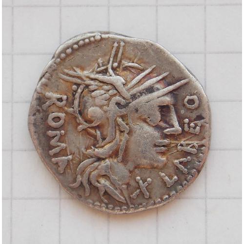 Республіканський денарій Q. FABIUS LABEO. (124 р. до н. е.) Рим.