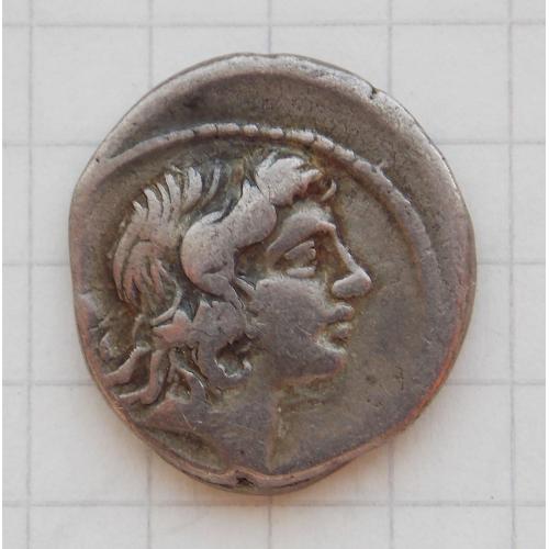 Республіканський денарій M. PLAETORIUS M.F. CESTIANUS. (69 р. до н. е.) Рим.