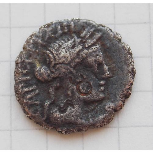 Сератний республіканський денарій C. Marius C.f. Capito. (81 р. до н. е.) Рим.