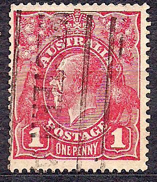  Австралия, 1913 г., стандартный выпуск, король Георг 5