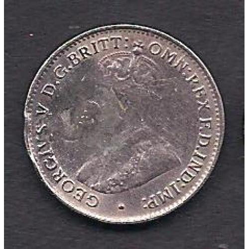 Австралия, 1927 г., монета б/у не мытая, серебро, качество VF