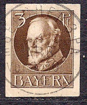Бавария, немецкие земли, 1916-20 гг., стандарт, король Людвиг 3