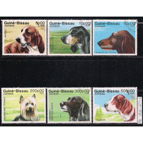 Гвинея - Биса, 1988 г., фауна, собаки