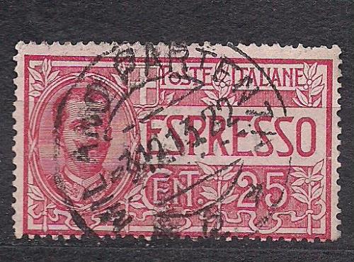 Италия, 1903 г., экспресс марка, король Эммануил 3