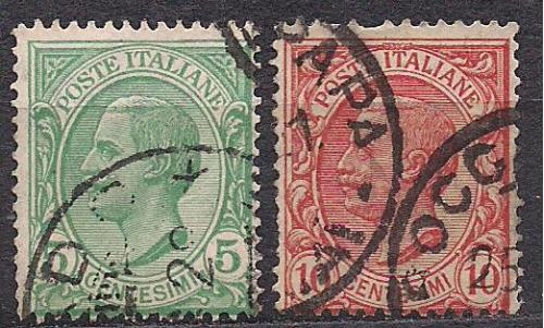 Италия, 1906 г., стандартный выпуск, король Виктор Эммануэль 3