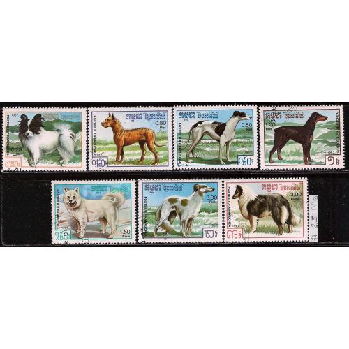 Камбоджа, 1987 г., фауна, собаки