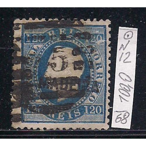 Португалия, 1868 г., первые марки, марка №12 с надпечаткой "MADEIRA"
