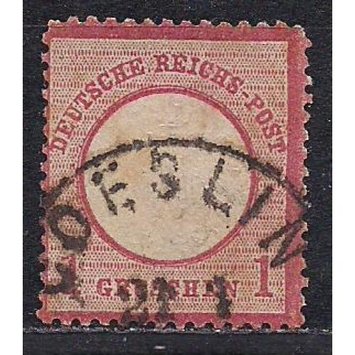 Рейх, 1872 г., акция !!!, 20% каталога, первые марки, марка № 19