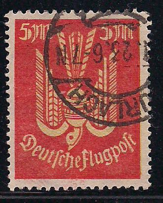 Рейх, 1923 г., !!!, акция 15% каталога, первые марки авиапочты