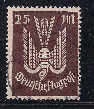 Рейх, 1923 г., распродажа 15% каталога, первые марки авиапочты Holztaube 3