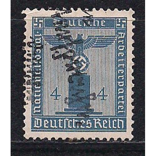 Рейх , 1938 г., служебные марки, нацистская партийная символика "орел на шекеле"