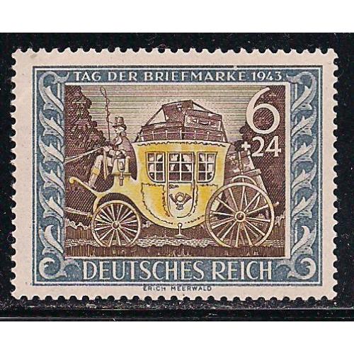 Рейх**, 1943 г., филателия, день марки