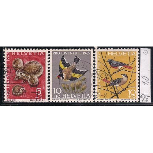 Швейцария, 1965-73 гг., фауна