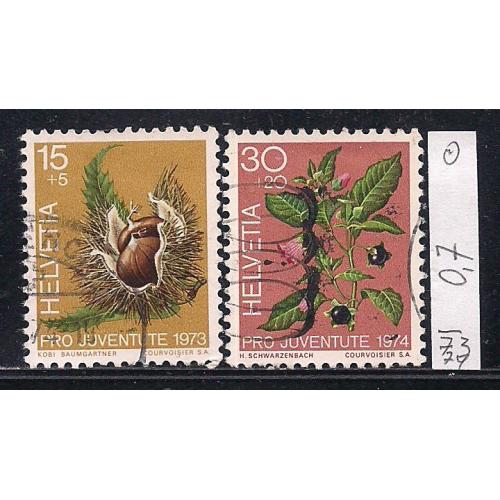 Швейцария, 1973-74 гг., флора