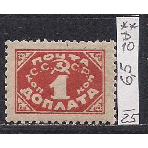 СССР**, 1925 г., распродажа коллекции, специальный выпуск, марки отпечатаны способом литографии