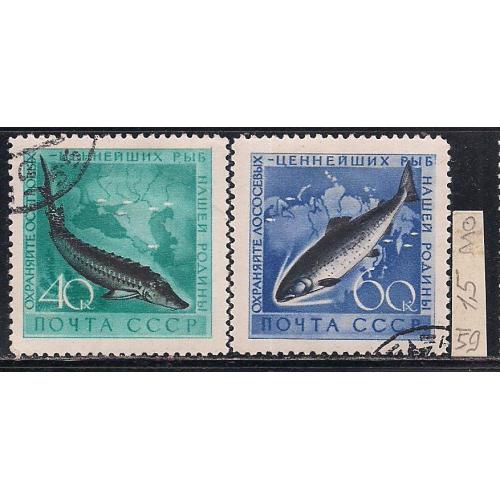 СССР, 1959 г., распродажа коллекции, охрана морской фауны