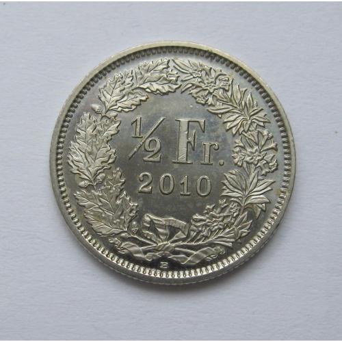1/2 франка = 2010 р. = ШВЕЙЦАРІЯ \\
