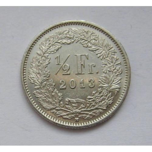 1/2 франка = 2013 р. = ШВЕЙЦАРІЯ \\