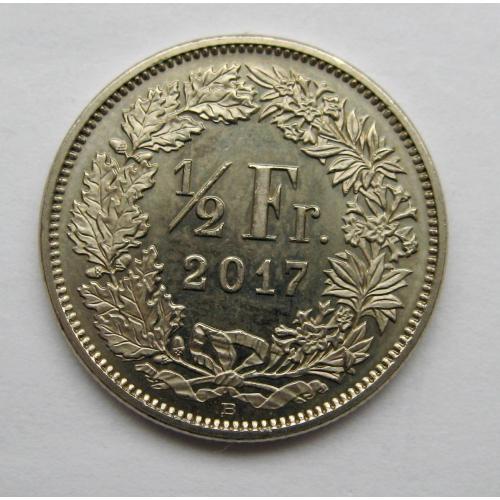 1/2 франка = 2017 р. = ШВЕЙЦАРІЯ ==