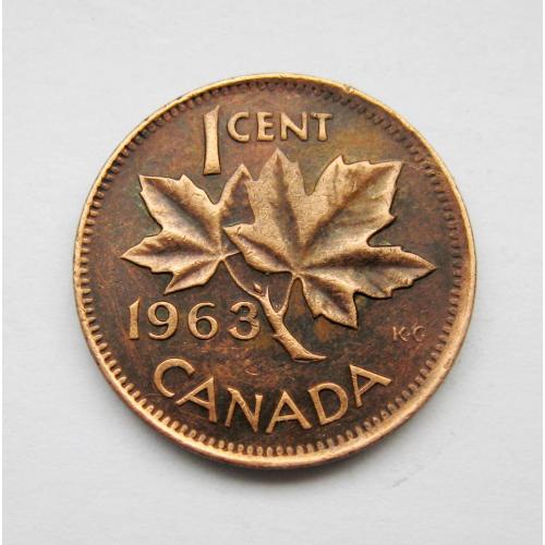 1 цент = 1963 р. = КАНАДА ==