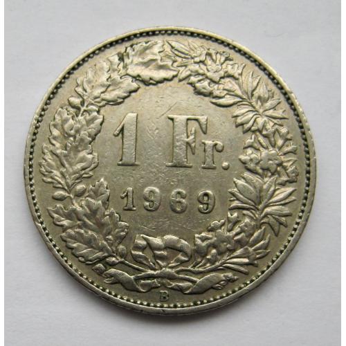 1 франк = 1969 р. = ШВЕЙЦАРІЯ ==