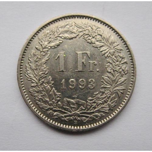 1 франк = 1993 р. = ШВЕЙЦАРИЯ - ШВЕЙЦАРІЯ ==