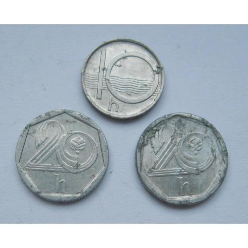 10 і 20 гелерів = 1993, 1995 р. = ЧЕХІЯ \\