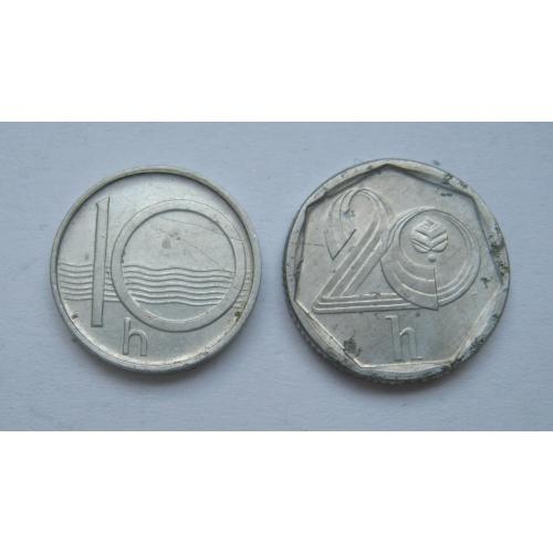 10 і 20 гелерів = 1996 р. = ЧЕХІЯ \\