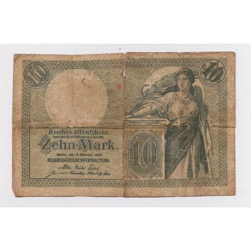 10 марок = 1906 р. = НІМЕЧЧИНА \\