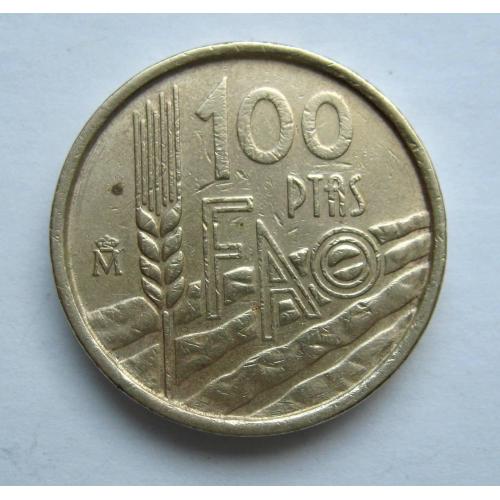 100 песет = 1995 р. = ІСПАНІЯ = FAO \\