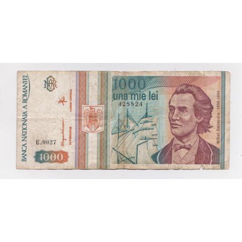 1000 ЛЕЙ = 1993 р. = РУМУНІЯ \\