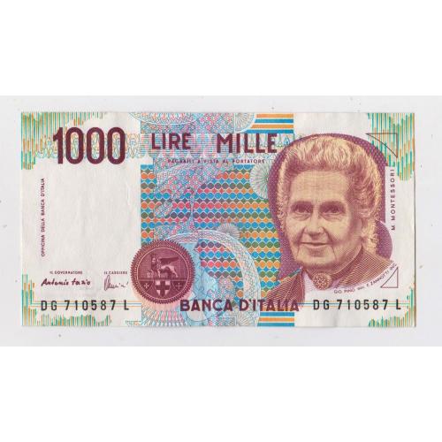 1000 лір = 1990 р. = ІТАЛІЯ \\