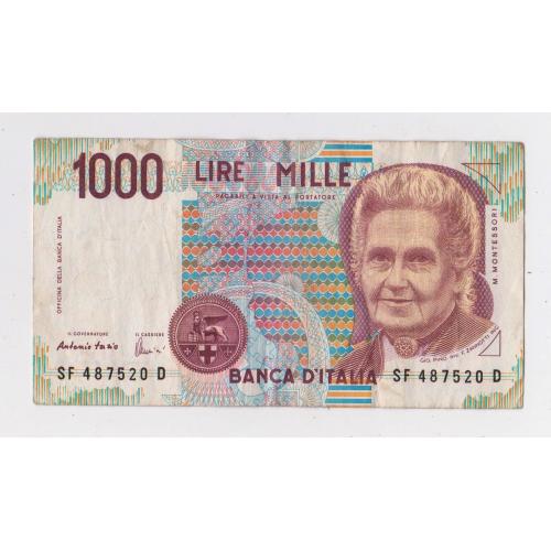 1000 лір = 1990 р. = ІТАЛІЯ \\
