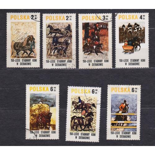 150-річчя кінного заводу у Серакуві = 1980 р. = ПОЛЬЩА = гаш. \\