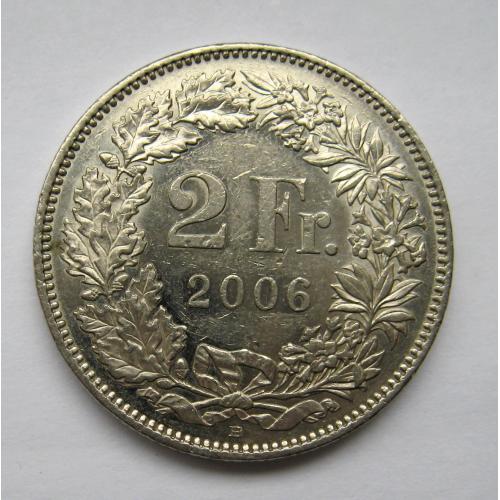 2 франка = 2006 р. = ШВЕЙЦАРІЯ ==