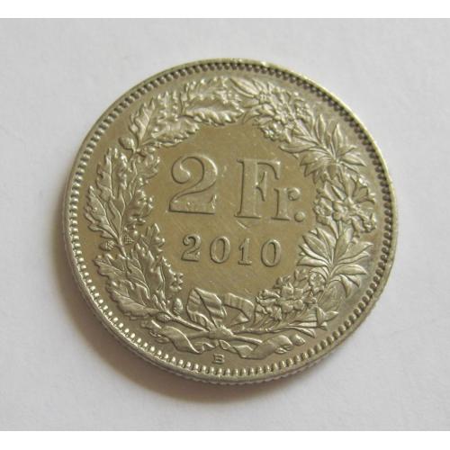 2 франка = 2010 р. = ШВЕЙЦАРИЯ - ШВЕЙЦАРІЯ ==