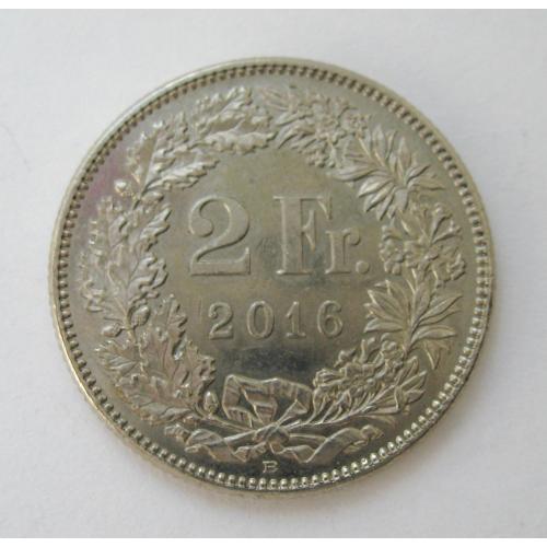 2 франка = 2016 р. = ШВЕЙЦАРИЯ - ШВЕЙЦАРІЯ ==