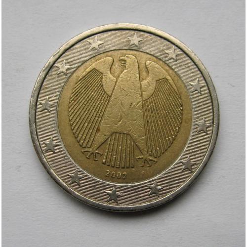 2 євро - евро =  2002 р. - F  = ГЕРМАНИЯ - НІМЕЧЧИНА ==