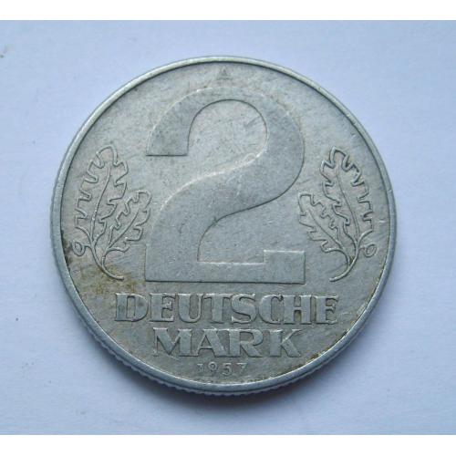 2 марки = 1957 р. = НДР - НІМЕЧЧИНА \\