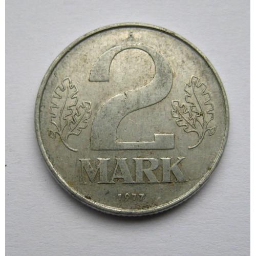 2 марки = 1977 р. = НДР - НІМЕЧЧИНА \\