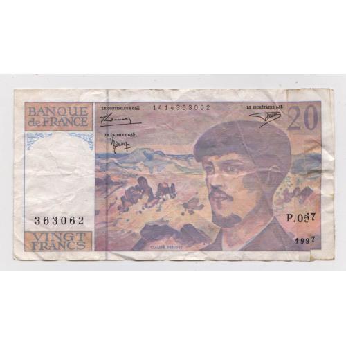 20 франків = 1997 р. = ФРАНЦІЯ \\