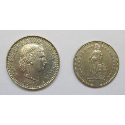 20 рапенів і 1/2 франка = 1999 р. = ШВЕЙЦАРІЯ \\