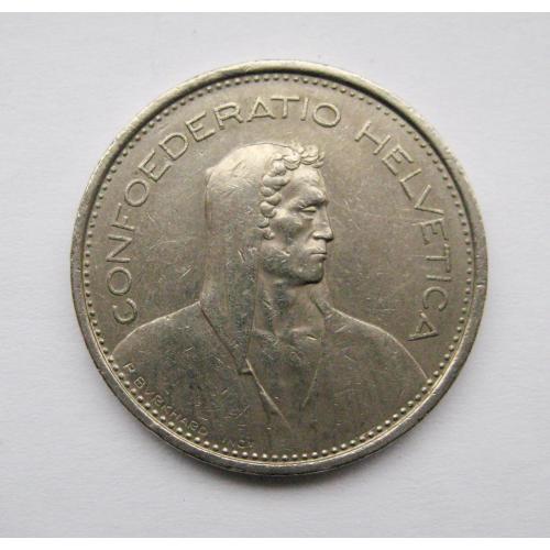 5 франків = 1978 р. = ШВЕЙЦАРИЯ - ШВЕЙЦАРІЯ