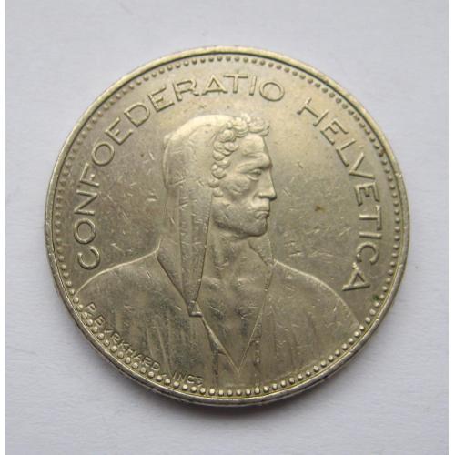 5 франків = 1995 р. = ШВЕЙЦАРІЯ ==