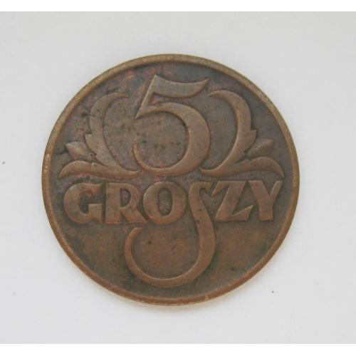 5 грош = 1939 р. = ПОЛЬЩА - ПОЛЬША ==