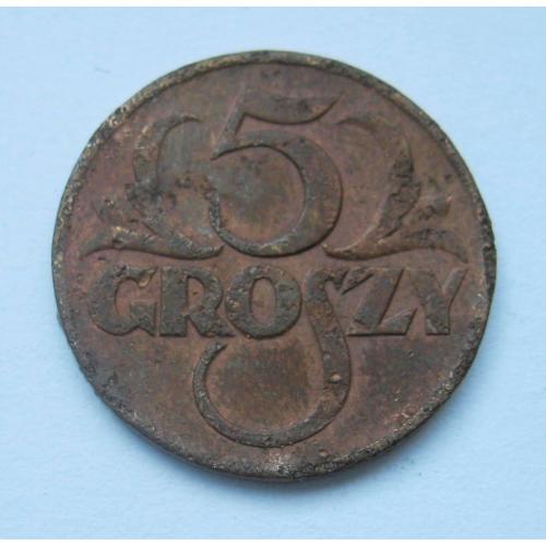5 грош = 1939 р. = ПОЛЬЩА  \\